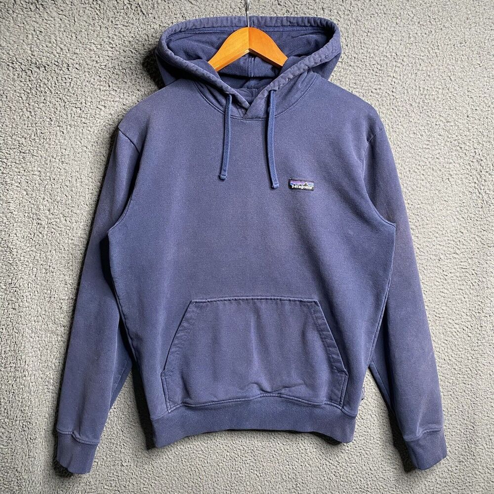 Patagonia Uprisal Mens Hoodie Size Medium Faded Navy Blue Sweatshirt Gorpcore